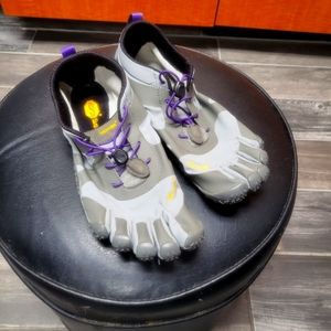 Gray/Violet Vibram Women's Hiking Shoe